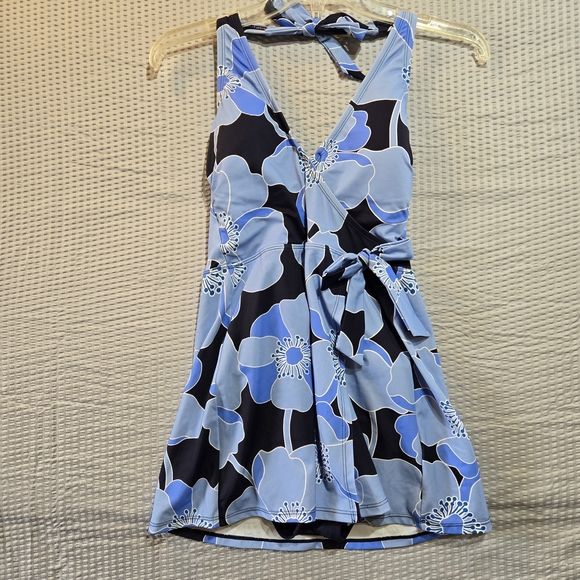 Draper James Other - Draper James Blue Floral One Piece Swimsuit